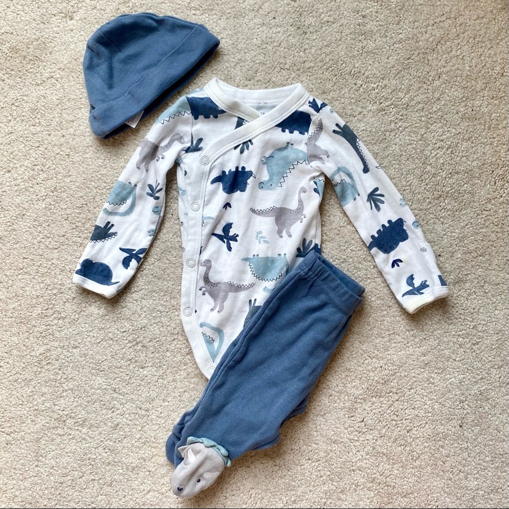 CARTERS Newborn Dinosaur Matching Set